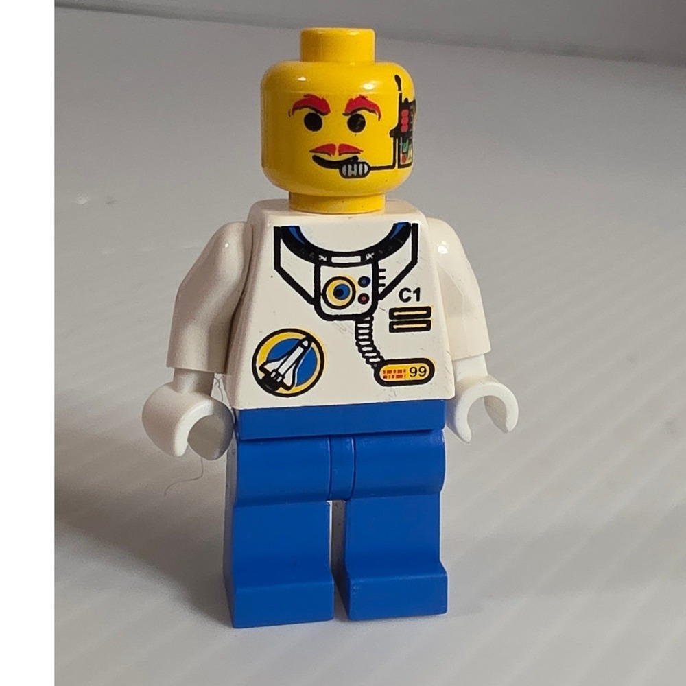 LEGO Minifigure Minifigure Blue White Space Port Astronaut sp009